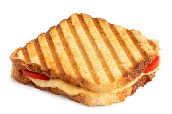 Sandwich tostado de queso y tomate . — Foto de Stock