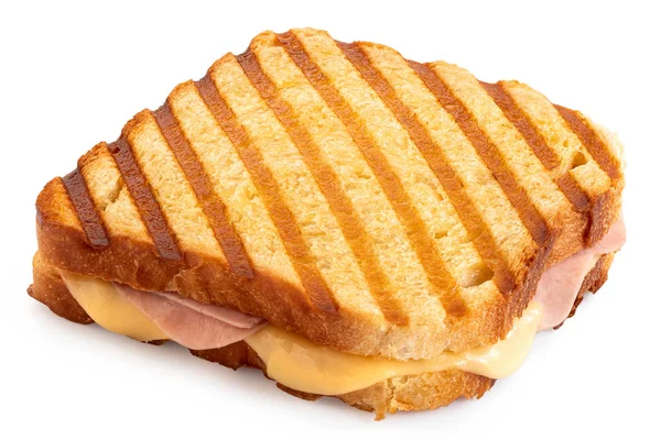 Peynir ve jambon tost sandviç. — Stok fotoğraf