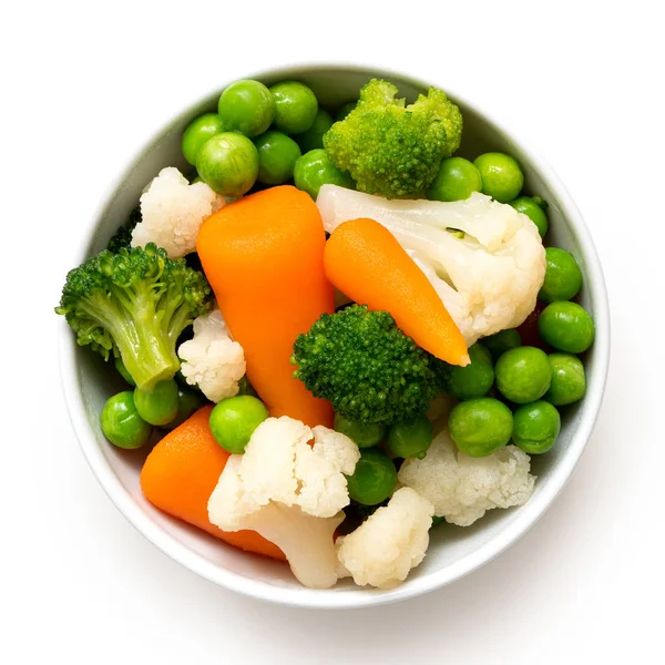 Mixed vegetables in bowl. — Zdjęcie stockowe
