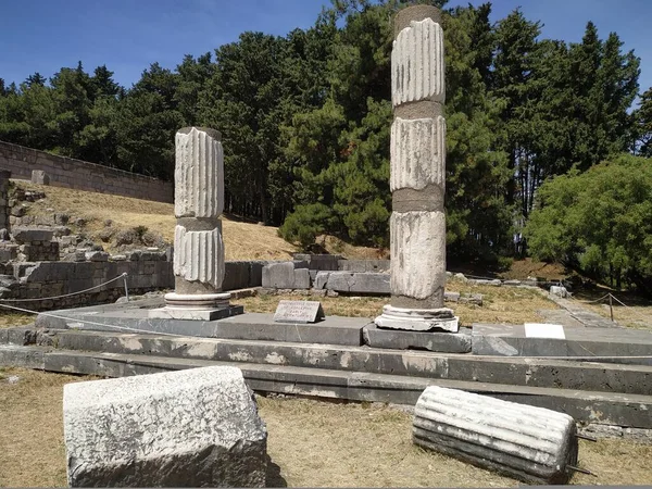 Excavaciones Arqueológicas Ruinas Antiguas Isla Kos Países Bajos — Foto de Stock