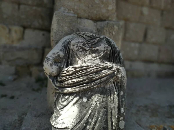 Arkeolojik kazılar. Antika kalıntıları. Kos Adası. Yunanistan.