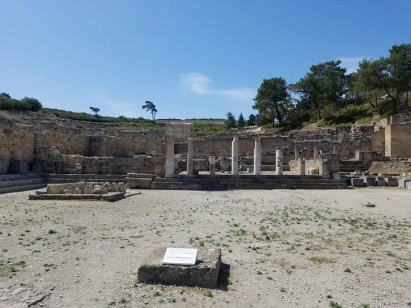 カメイロス ロードス島 ギリシャだ 2018年5月18日 古代都市の遺跡 ヘラスの歴史 — ストック写真