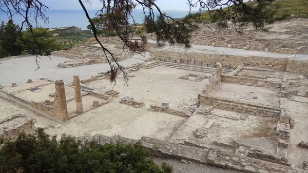 古代都市カミロスの遺跡 ロードス島 ヘラスの歴史 — ストック写真