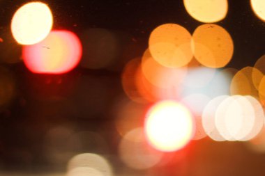 Renkli Bokeh portre çekimde