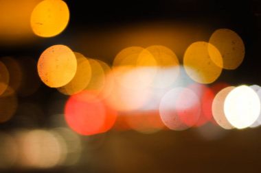 Renkli Bokeh portre çekimde