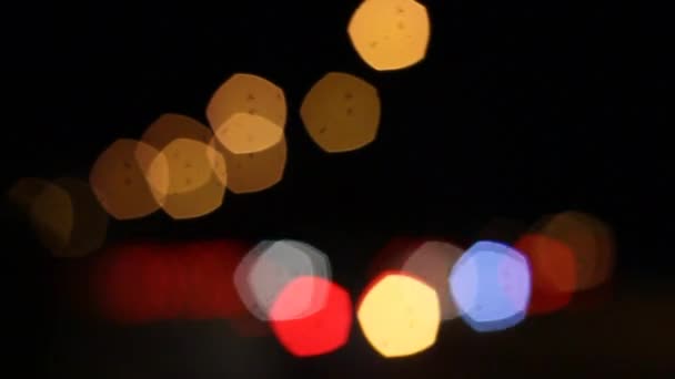 特写镜头中的彩色散运动 — 图库视频影像
