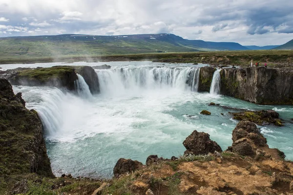 Wodospad Godafoss w Islandii — Zdjęcie stockowe
