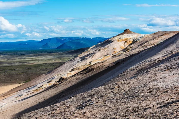 Zona geotérmica Hverir en Islandia — Foto de Stock