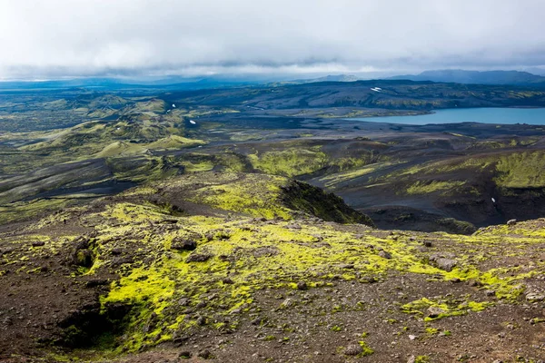 Wulkaniczny krajobraz w Lakagigar, Islandia — Zdjęcie stockowe