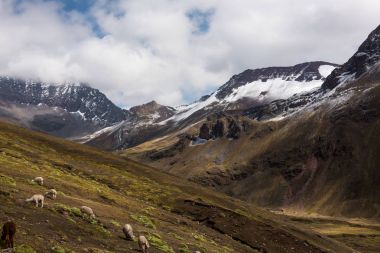 Peru Vinicunca gökkuşağı dağlara zammı