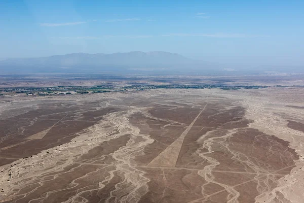 Planině Nazca z letadla Stock Fotografie