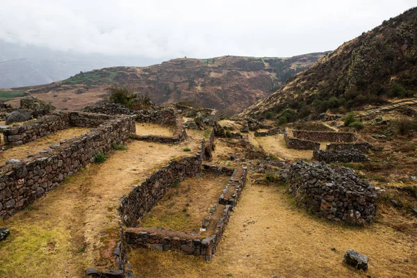 Tipon - Ruinas incas de terrazas agrícolas en Perú — Foto de Stock