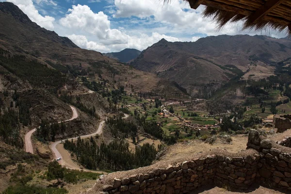 Ver desde las ruinas de Pisac — Foto de Stock