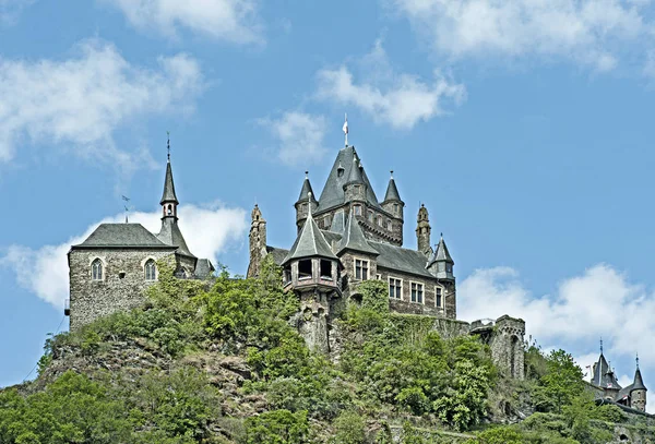 Castello di Reichsburg Cochem, Germania . Immagini Stock Royalty Free