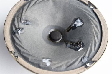 Geniş bant hoparlörü 5gdsh-4-4. Eski bir Sovyet konuşmacı.