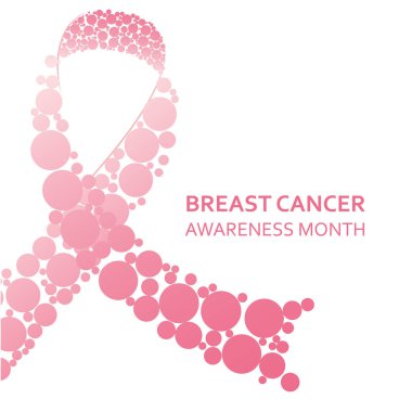  Pembe kurdele, meme kanseri bilinçlendirme sembolü. Meme Kanseri Bilinçlendirme dünyadaki Ekim ayıdır.