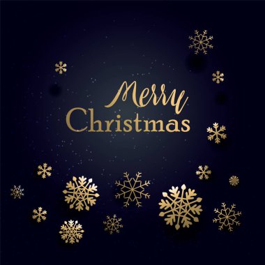 Tipografik Noel parlak Xmas arka plan üzerinde. Neşeli Noel kartı. Vektör çizim