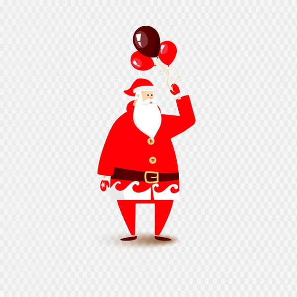 Illustration vectorielle isolée du Père Noël Noël — Image vectorielle