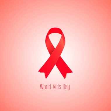 Dünya AIDS günü. Dünya AIDS günü bilinçlendirme afişi.