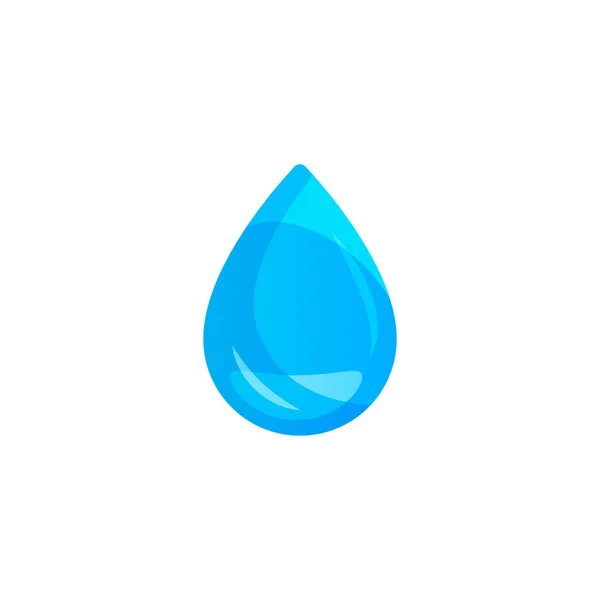 Goutte d'eau sur fond clair. Transparence uniquement en format vectoriel . — Image vectorielle