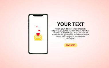 Sevgililer günü illüstrasyon. 