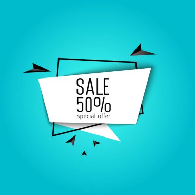 parlak satışı büyük başlığı. Vektör çizim.