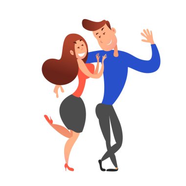 Kız bir adamla flört