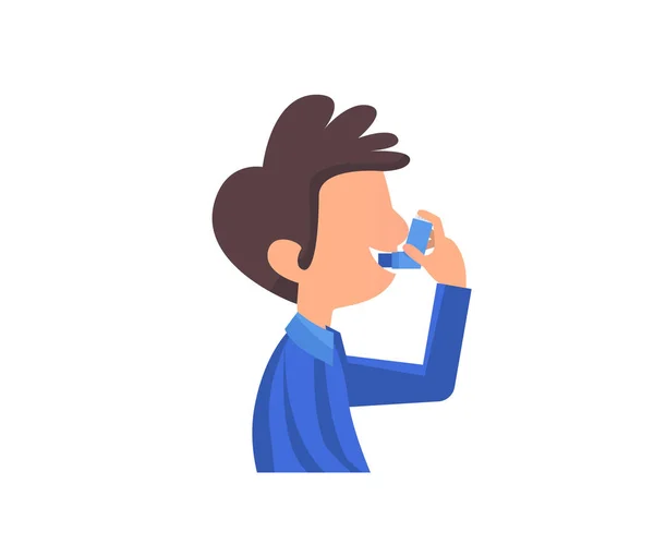 Asthma banner. Symptoms. Asthma icons. Vector set. — Stock Illustration Asthma banner. Symptoms. Asthma icons. Vector set. Stock Illustration