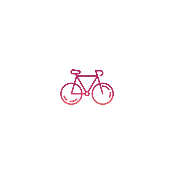 Cykel-ikonen. Cykel vektor isolerade — Stock vektor