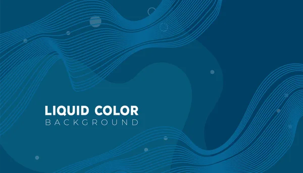 Fondo de onda líquida abstracto creativo en color panton 2020 para marketing, redes sociales o promoción de redes, banner SMM, landing page, volante . — Vector de stock