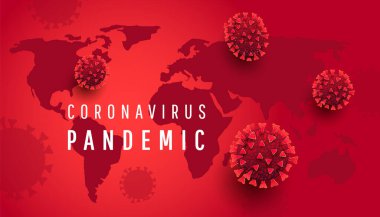 Roman Coronavirus 2019-NCoV. Dünya koronavirüs karantinası. Tehlikeli Çin ncov corona virüsü, sars salgını riski alarmı..