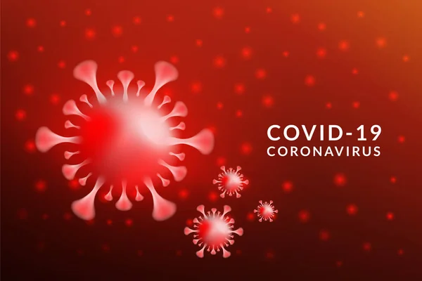 传染性日冕病毒的爆发 医学上孤立的Covid 19感染 这种疾病的新正式名称叫做Covid — 图库矢量图片