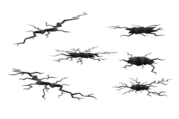 Bir takım çatlaklar. Vektör