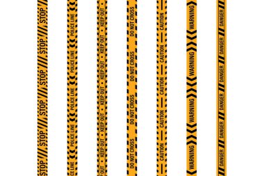 Dikkat ve tehlike kasetleri.