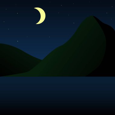 Akşamları güzel tepeler Sabah, gündüz ve gece.