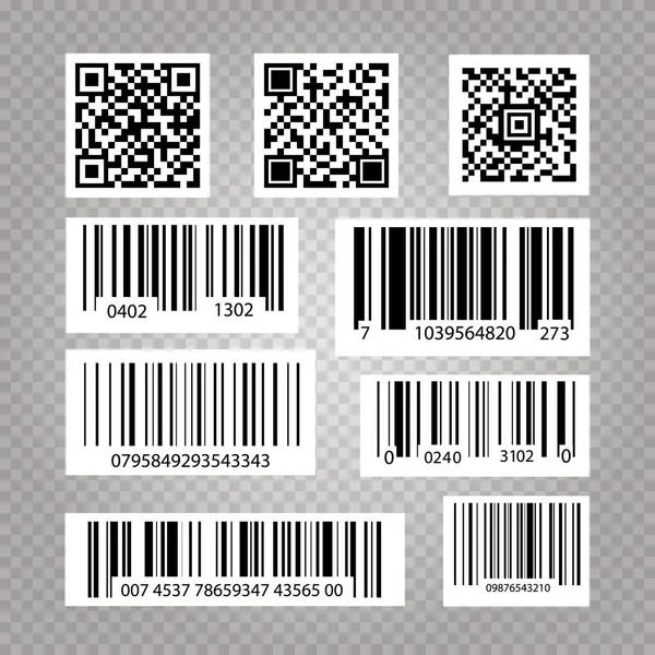 Barcodes verzamelen. Vector — Stockvector