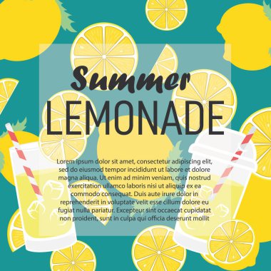 Taze limonata pankartı..