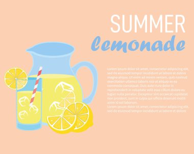 Limonata yaz içkisi..