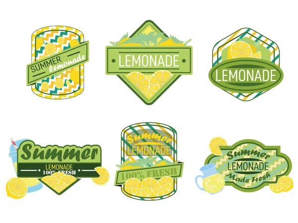 Логотип лимонного напою . — стоковий вектор