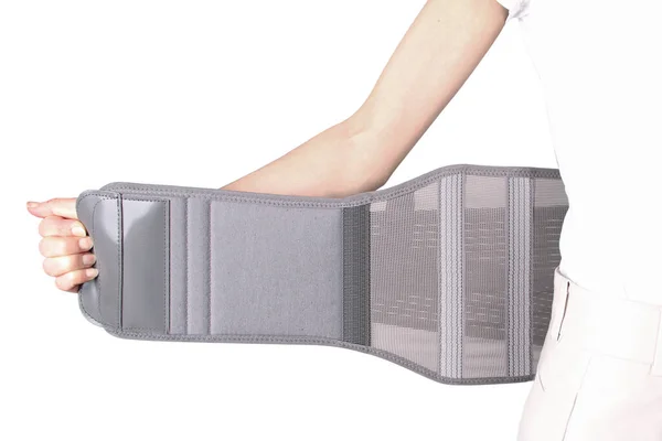 Ortopedické Bederní Korzet Produkty Lumbar Support Belts Korektor Držení Těla — Stock fotografie