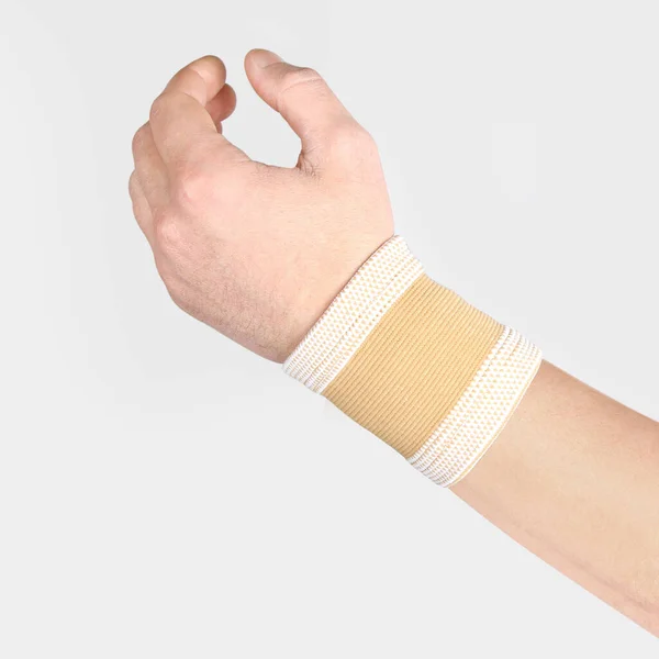 Elastisch Polsverband Orthopedische Medische Fitness Handverband Elastische Polsblessure Ondersteuning Sport — Stockfoto