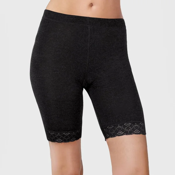 Thermobekleidung Thermohose Schwarze Kurze Unterwäsche Für Frauen Medical Sports Orthopädische — Stockfoto