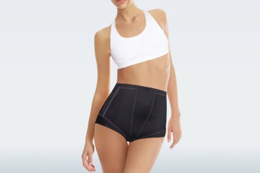 Doğum sonrası bandajı. Sıhhiye iç çamaşırı. Pelvik organları indirmek için ortopedik bandaj iç çamaşırı. Doğum sonrası Göbek Kontrol Bandajı. Kadın Vücut Şekil Değiştiren. Ameliyat sonrası bandaj.