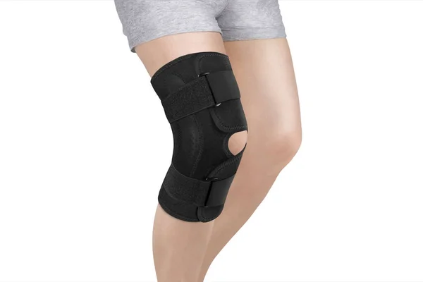 Knee Support Brace Leg Isolated White Background Orthopedic Anatomic Orthosis Stock Image