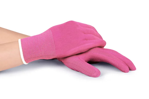 Γάντια Για Την Τοποθέτηση Κάλτσες Συμπίεσης Ιατρικά Γάντια Λατέξ Ύφασμα — Φωτογραφία Αρχείου
