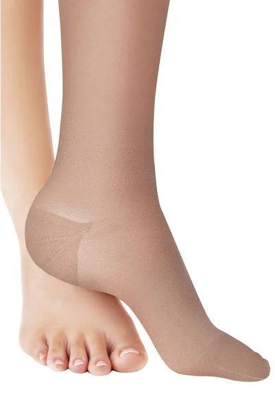 Gesloten Teenkalveren Compressie Hosiery Medische Kousen Panty Sokken Kalveren Mouwen — Stockfoto