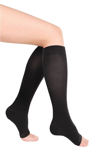 Veaux Bout Ouvert Compression Hosiery Bas Médicaux Collants Chaussettes Mollets — Photo