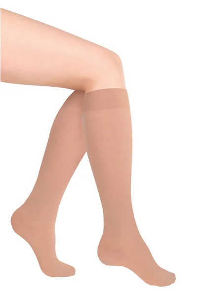 Gesloten Teen Lineaire Kalveren Compressie Hosiery Medische Kousen Panty Sokken — Stockfoto