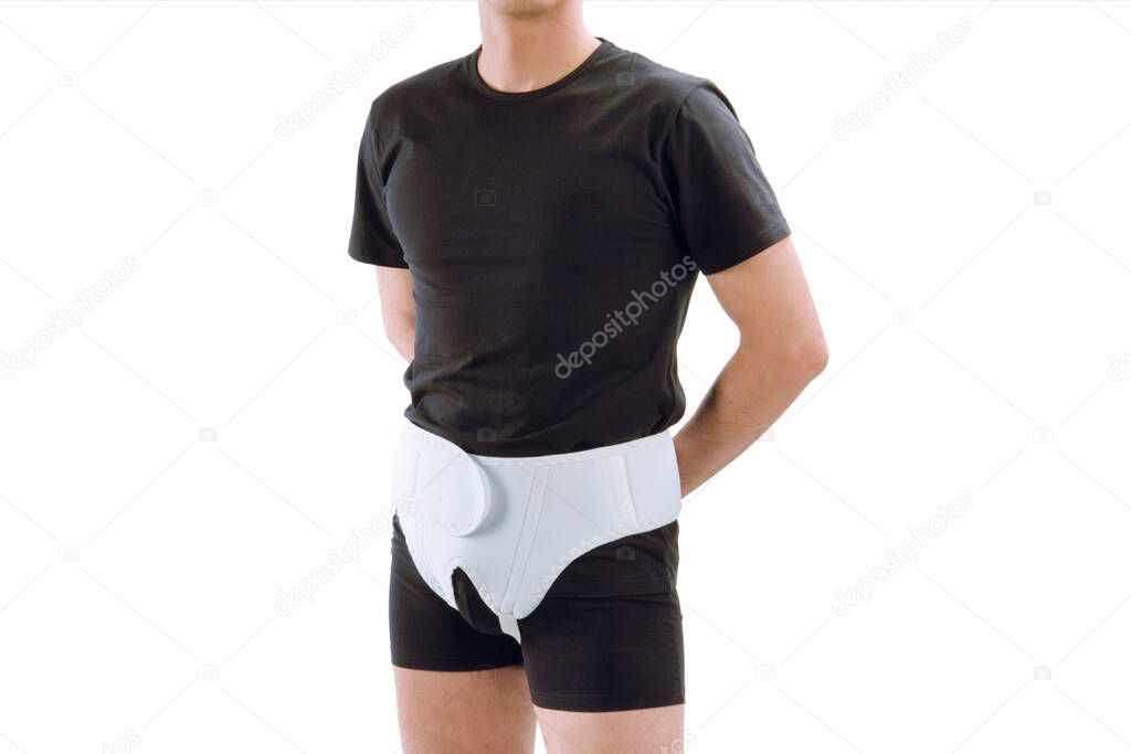 Postnatal Bandage. Medical Compression underwear. Orthopedic bandage underpants for lowering of the pelvic organs. Anti-hernia briefs for men. Postoperative hernia bandage jockstrap