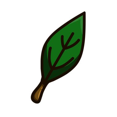 Basit bir yaprak simgesinin gösterimi